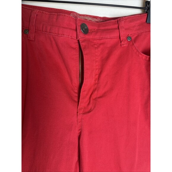 Hannah Denim Red Jeans Women’s Size 10 Stretch Flirty Fun - Picture 2 of 9